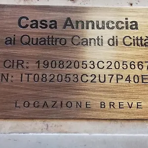 Appartamento Casa Annuccia Ai Quattro Canti Di