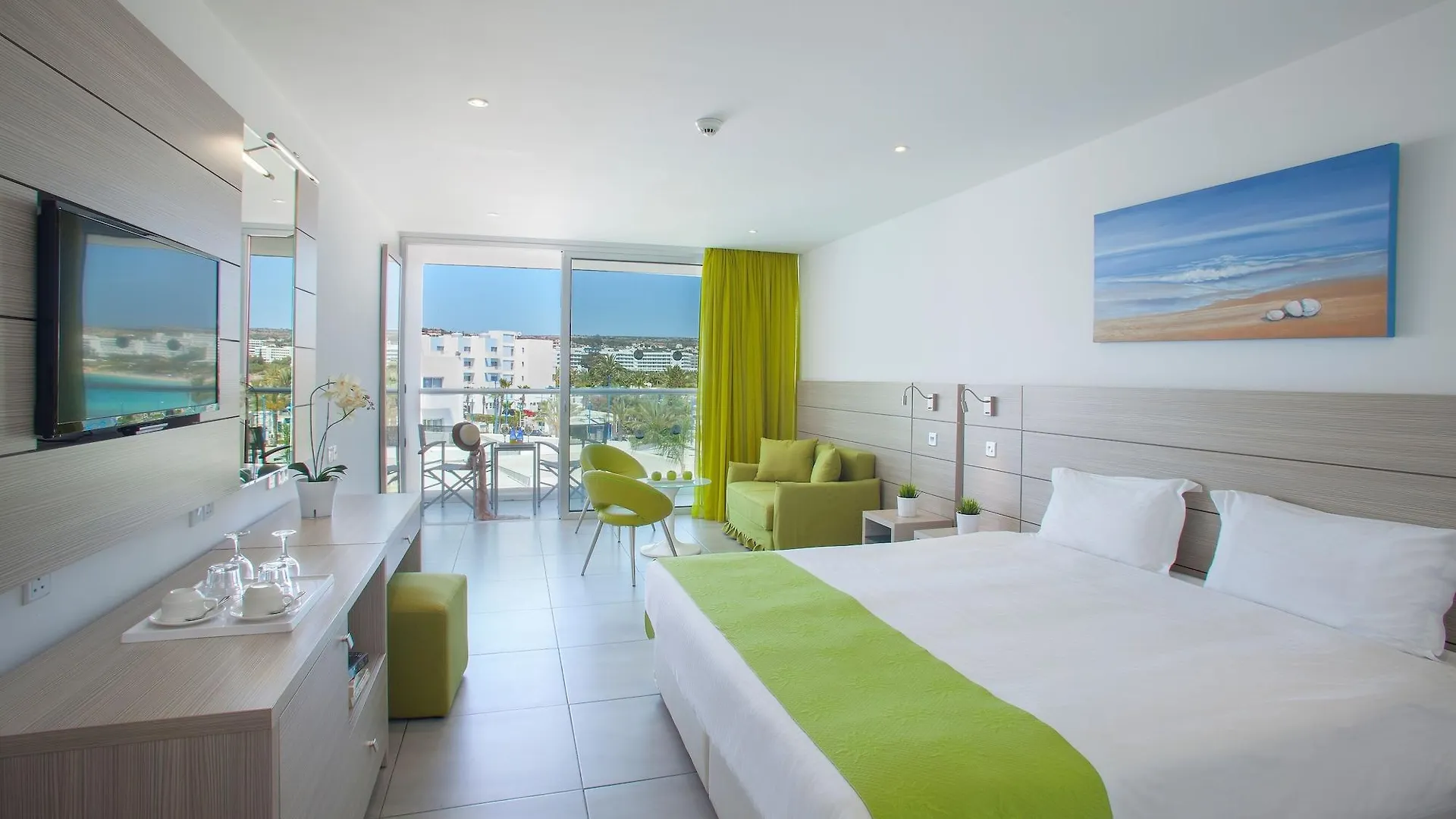 Limanaki Beach Hotel & Suites Айя-Напа 4*,  Кипр